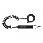 Mystic Coiled board Leash Schwarz