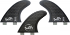 Buster Thruster Honeycomb Surfboard Finnen Set FCS-I Medium 4.37"