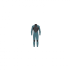 Xcel Axis Wind OS Neoprenanzug 5/4mm Back-Zip Männer Tinfoil