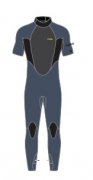 Xcel Axis Langarm Neoprenanzug 4/3mm Back-Zip Männer Schiefer Schwarz