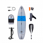 North SUP Pace Aufblasbares Standup Paddle Board Package Himmel Grau