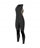 O'Neill Bahia Sleeveless Neoprenanzug 1,5 mm Front-Zip Frauen Schwarz/Twiggy/Tearose