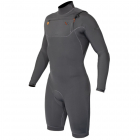RRD Celsius Shorty Long Sleeve Wetsuit 3/2 Chestzip Men Gray