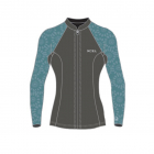 Xcel Axis Langarm Neoprenjacke 1,5/1mm Front-Zip Frauen Graphit/Tinfoil